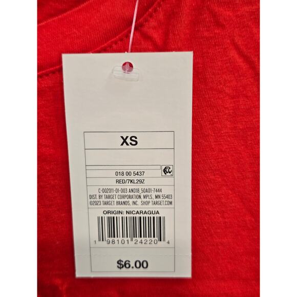 12-Pack A New Day Women's Size XS - Red Short Sleeve Crew Neck T-Shirt NWT - Picture 4 of 8